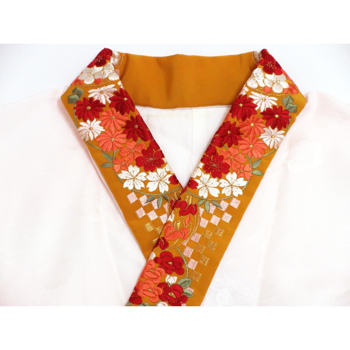 長襦袢　振袖　ボカシ染