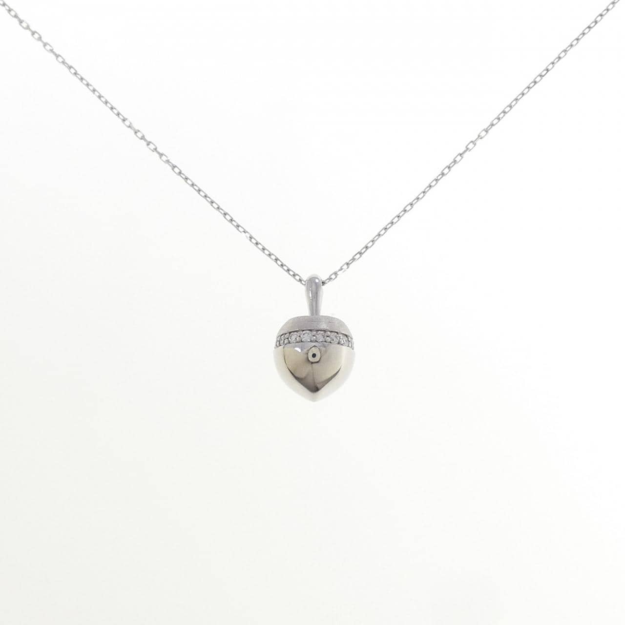 PT950/PT850 Diamond Necklace 0.16CT