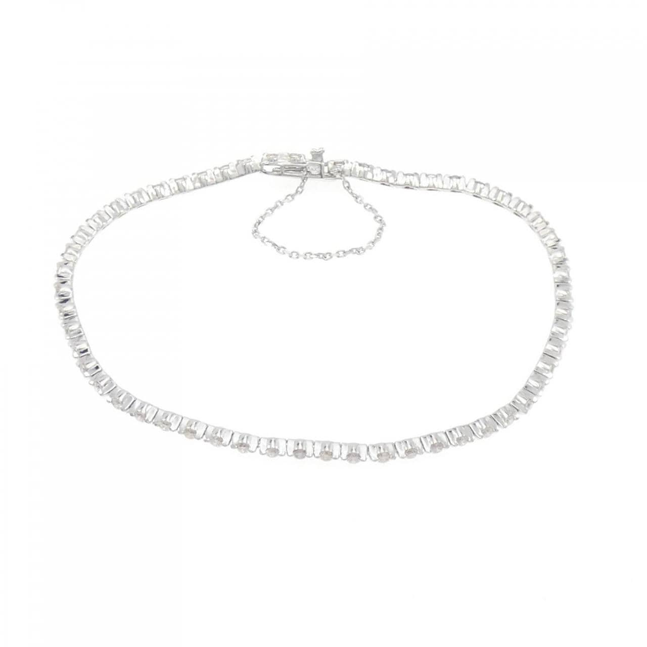 K18WG Diamond bracelet 1.00CT