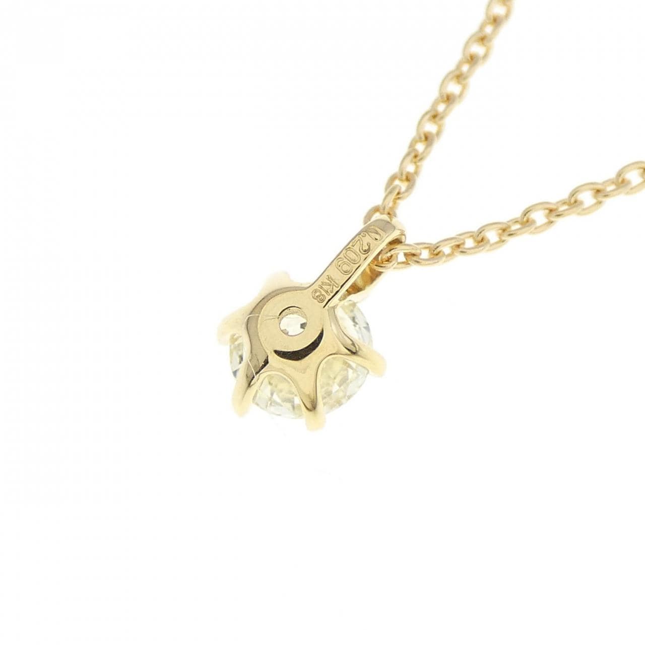 [Remake] K18YG Diamond Necklace 0.209CT L SI1 EXT