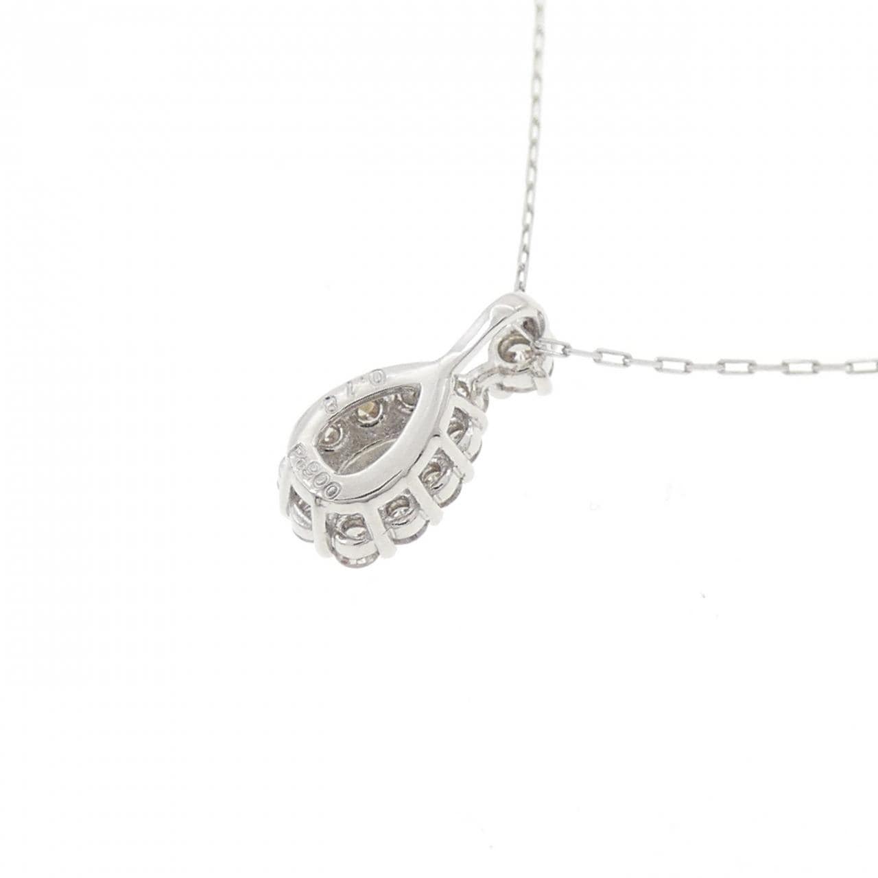 【新品】PT900/PT850 ダイヤモンド ネックレス 0.18CT