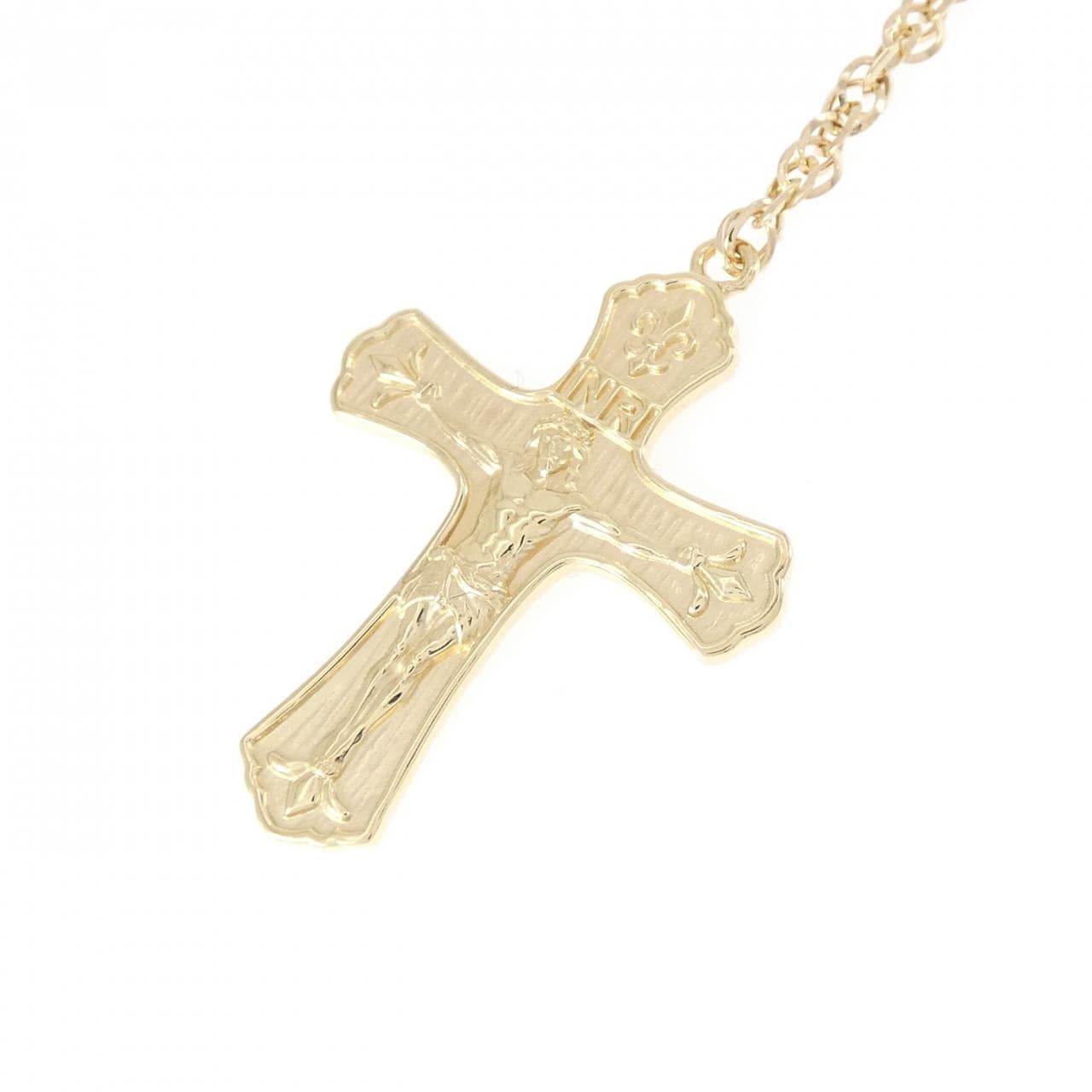 【新品】K18YG クロス ネックレス