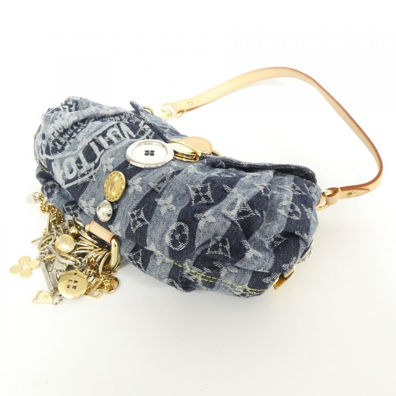 ルイヴィトン モノグラム デニム レイエ ミニ プリーティ レイエ カスタマサイズ M95332 ショルダーバッグ
