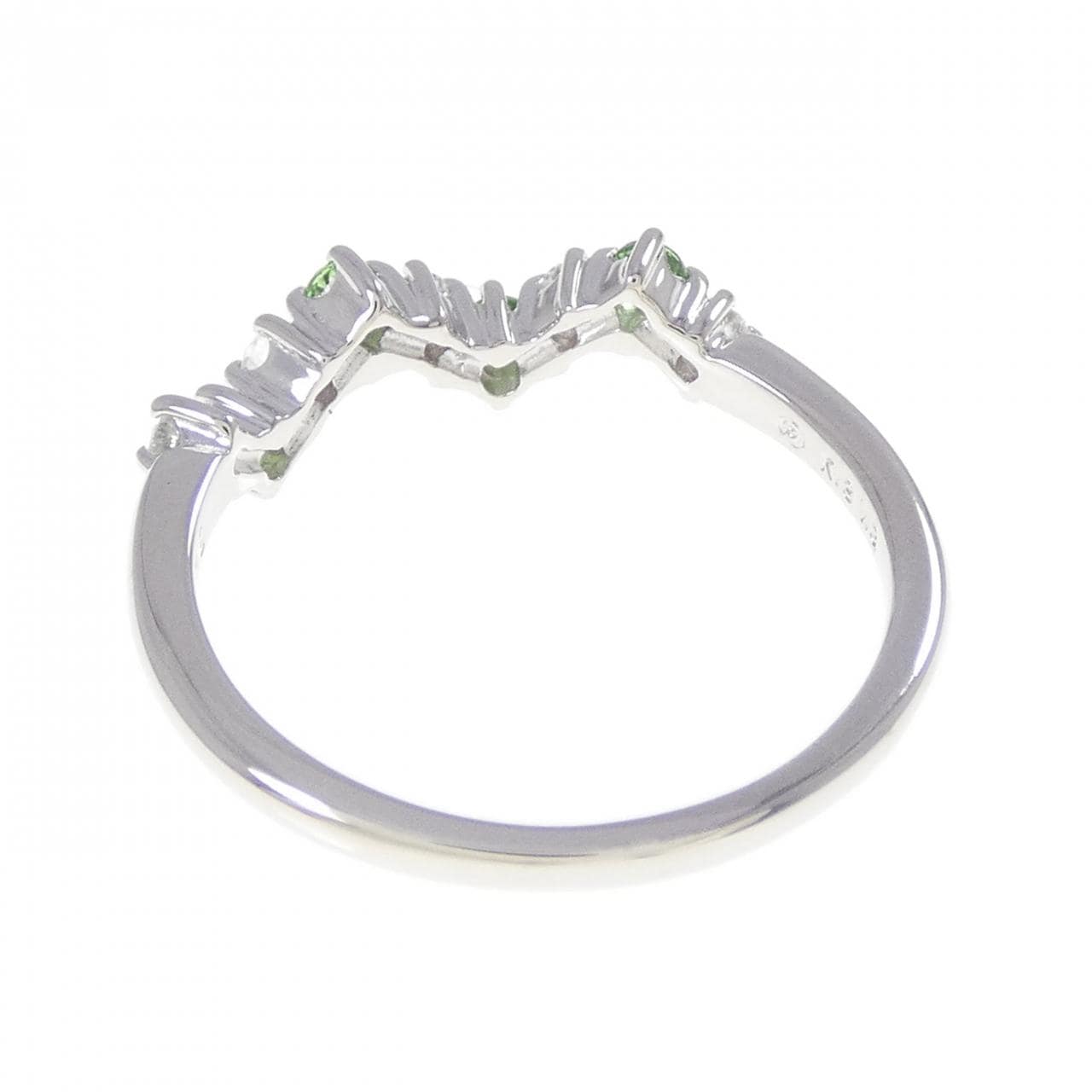 タサキ グリーンガーネット リング