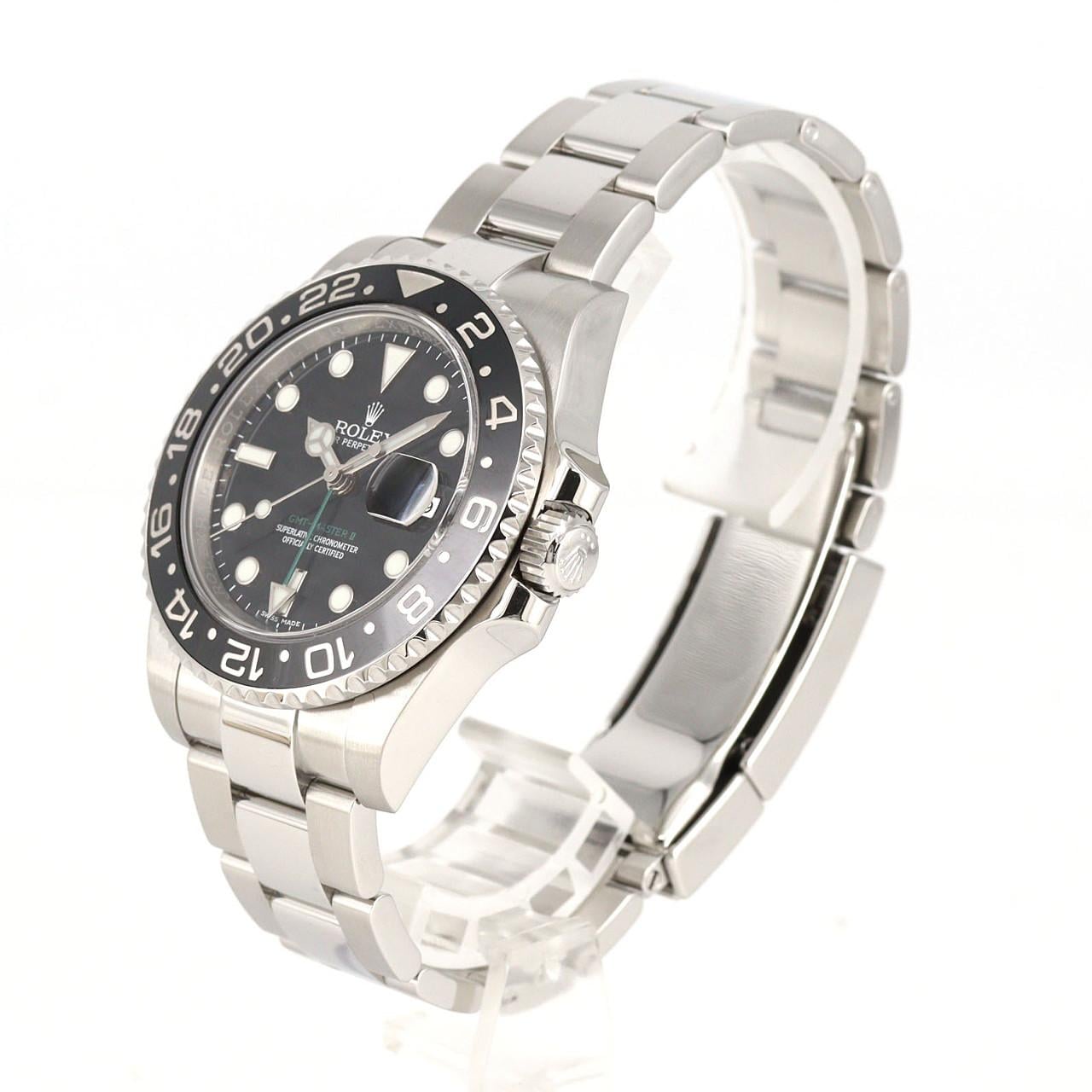 ロレックス GMTマスターⅡ 116710LN SS 自動巻 ランダム番