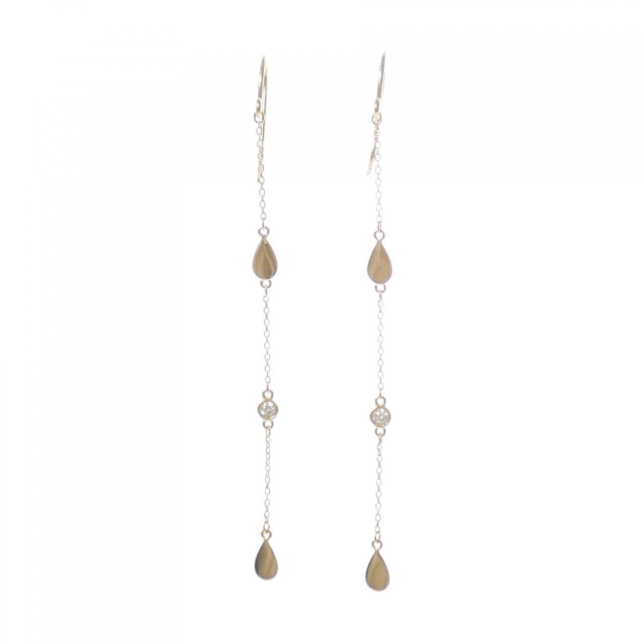 K18YG ダイヤモンド ピアス