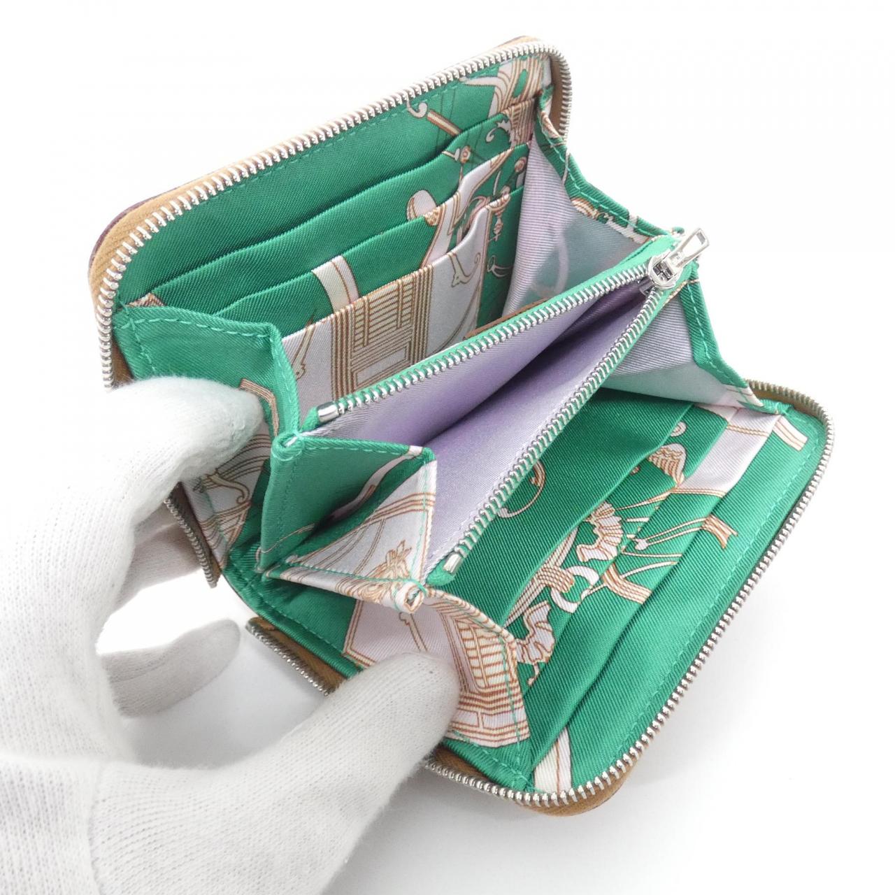 エルメス EX-LIBRIS シルク イン コンパクト 070669CK 財布