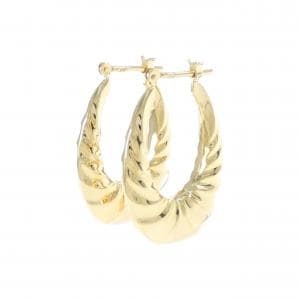 K18YG フープ ピアス