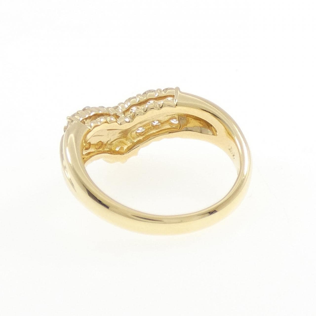 K18YG ダイヤモンド リング 0.60CT