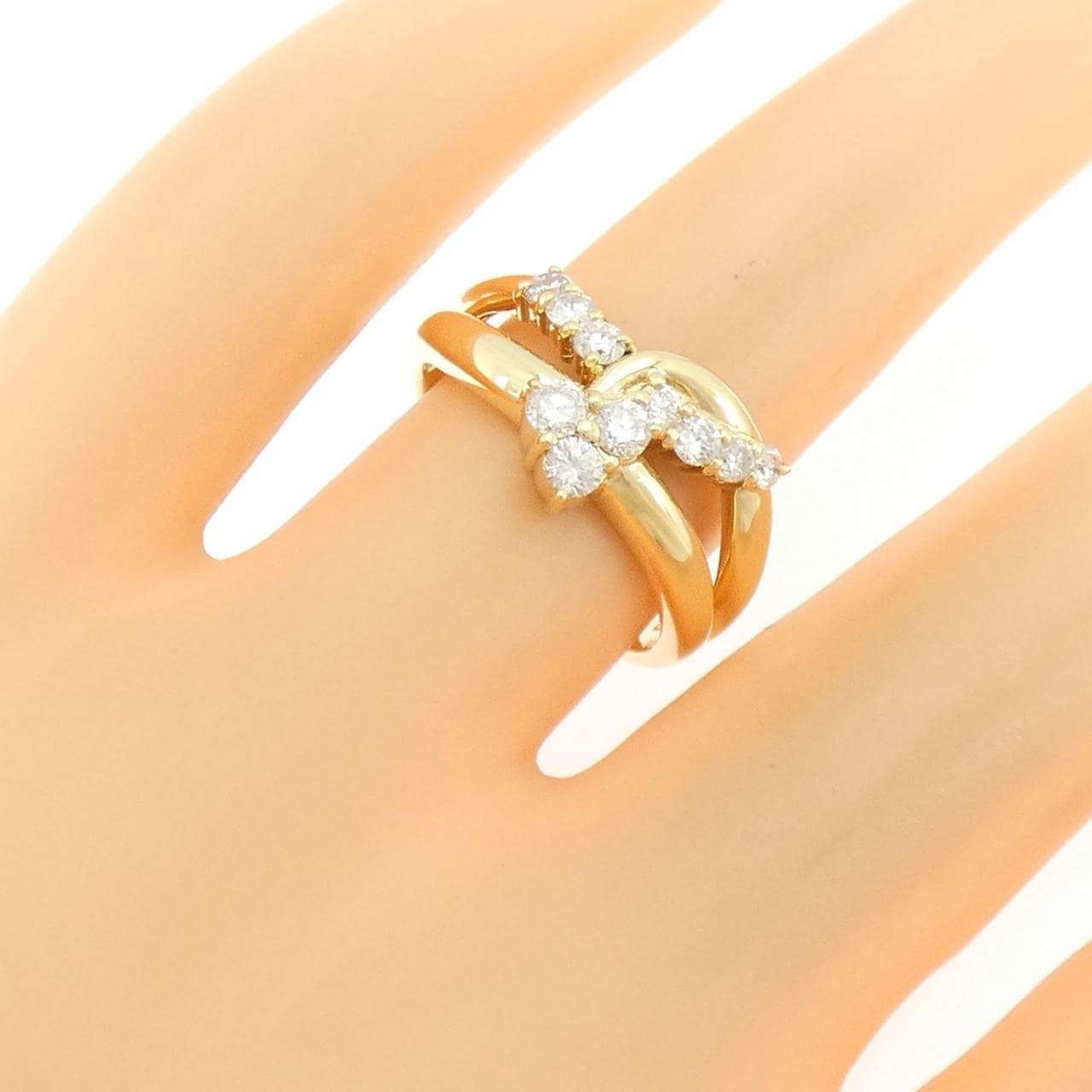 K18YG ダイヤモンド リング 0.50CT