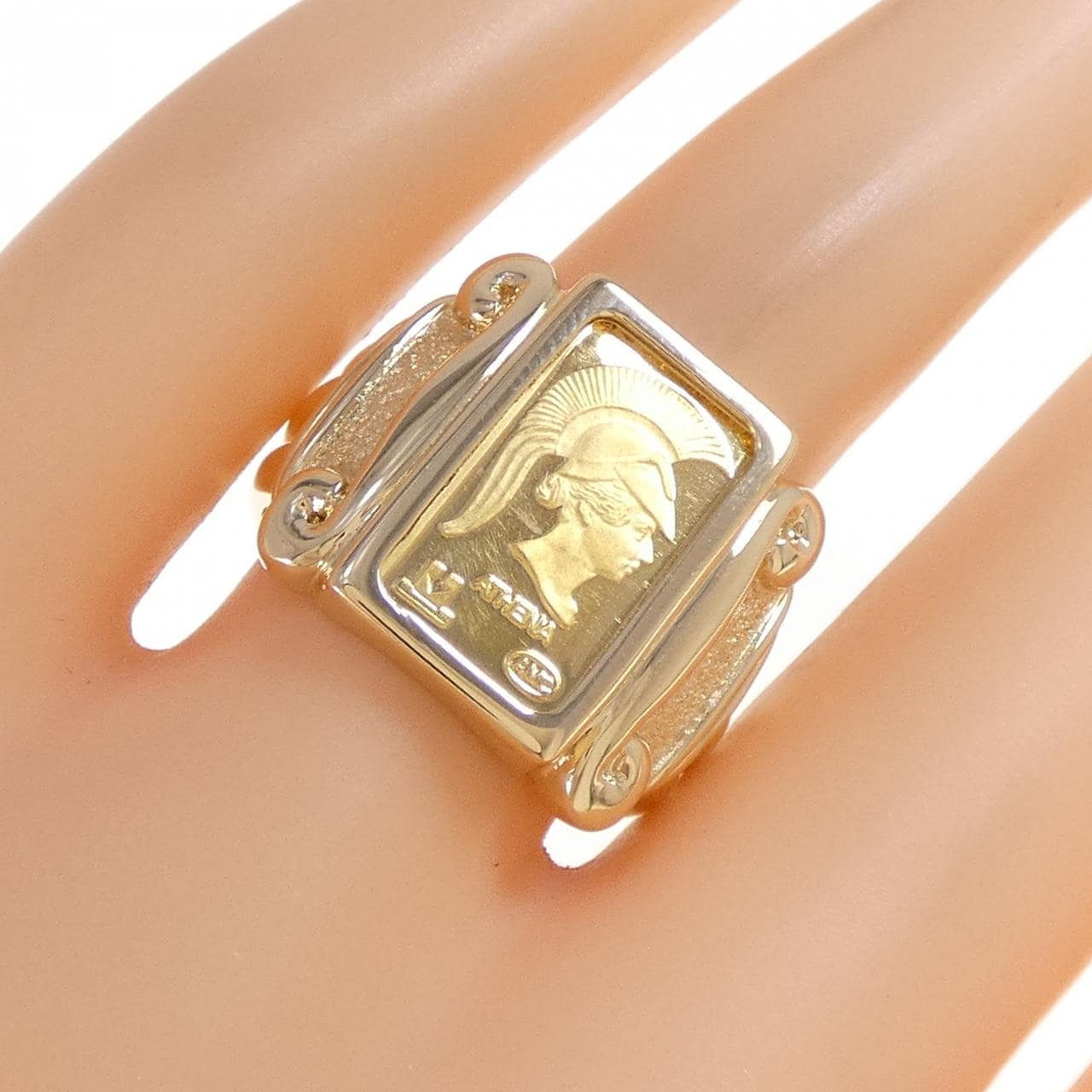 K18YG (frame) ring