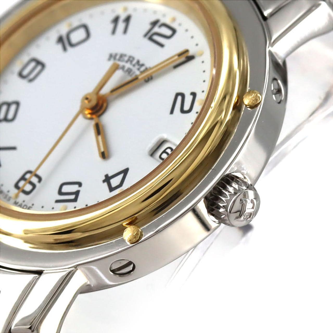 エルメス クリッパー コンビ CL4.220 SSxGP クォーツ