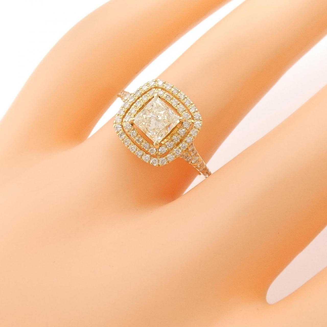 [新品] K18YG鑽石戒指 1.00 克拉 LY SI2 花式切割