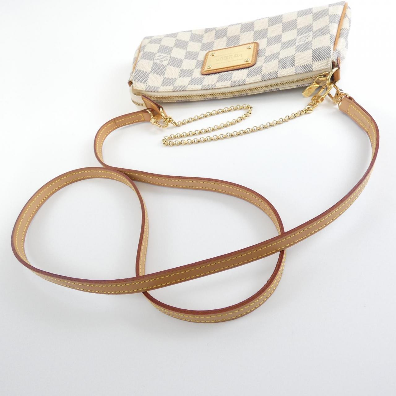 LOUIS VUITTON Damier Azur Eva N55214+J00145 Shoulder Bag