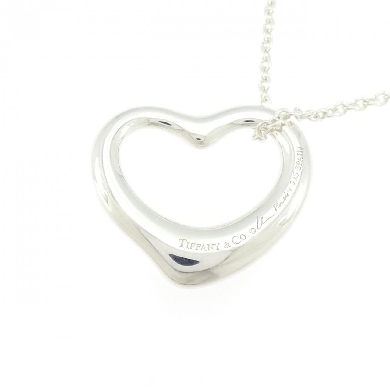 ティファニー オープンハート ネックレス