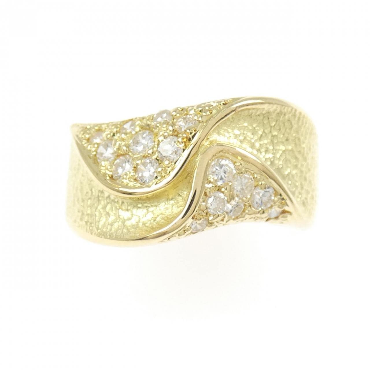 K18YG ダイヤモンド リング 0.34CT