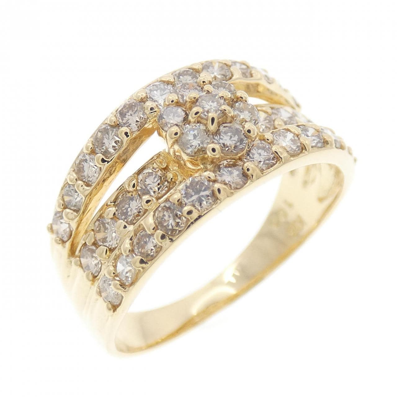 K18YG ダイヤモンド リング 1.00CT