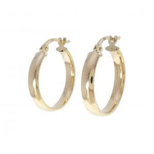 K18YG フープ ピアス