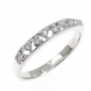 K18WG ダイヤモンド リング