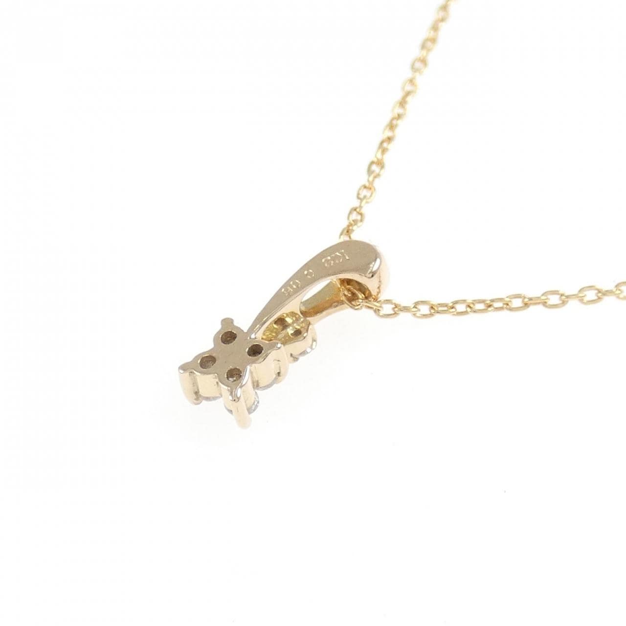 K18PG ダイヤモンド ネックレス 0.06CT