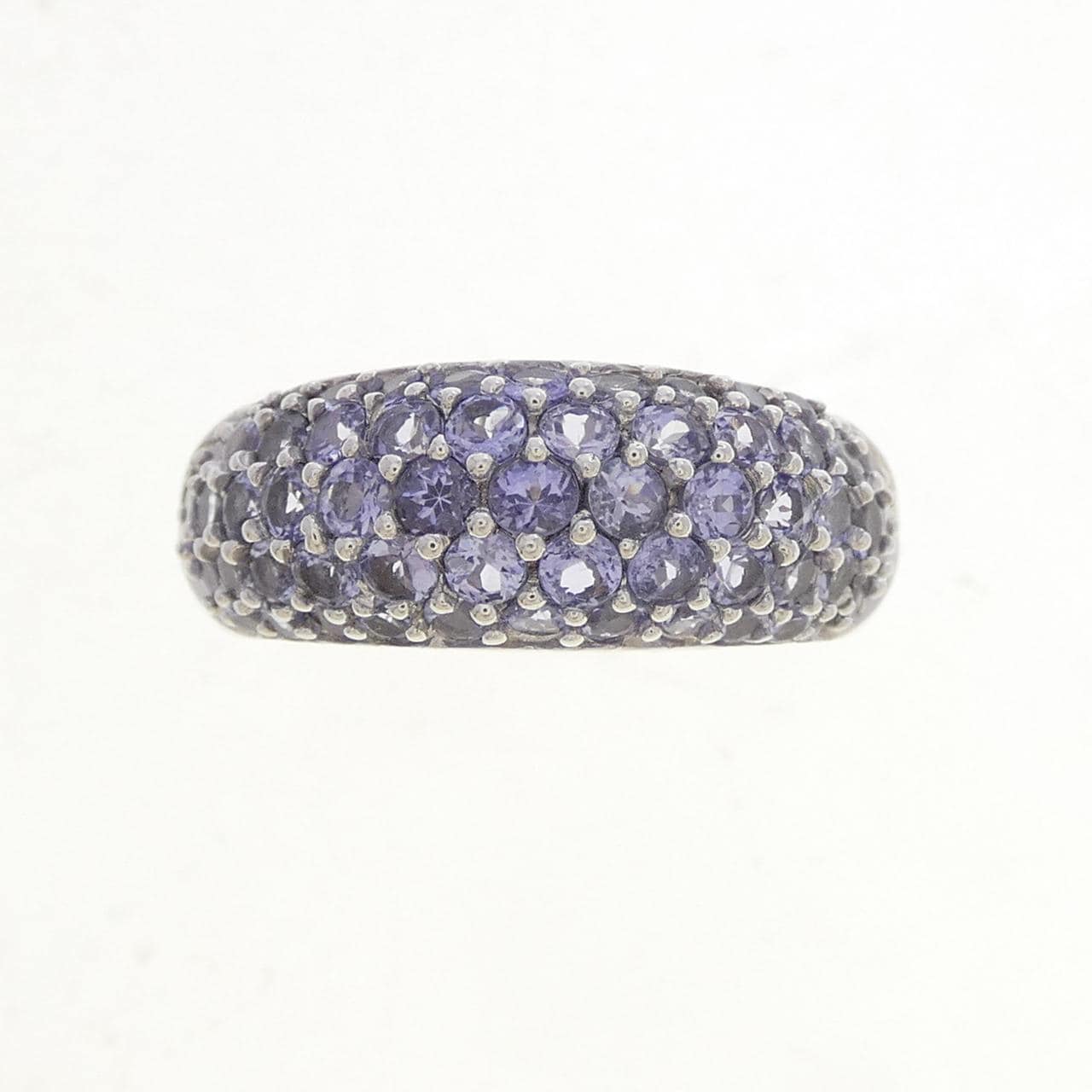 K9WG パヴェ タンザナイト リング 2.00CT