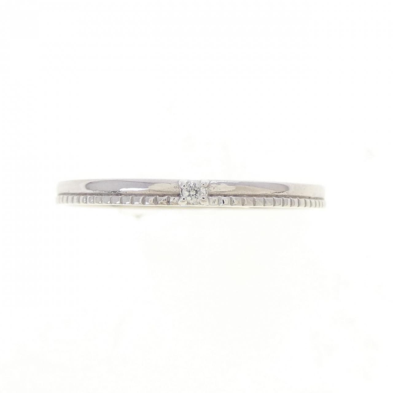 K10WG ダイヤモンド リング 0.01CT