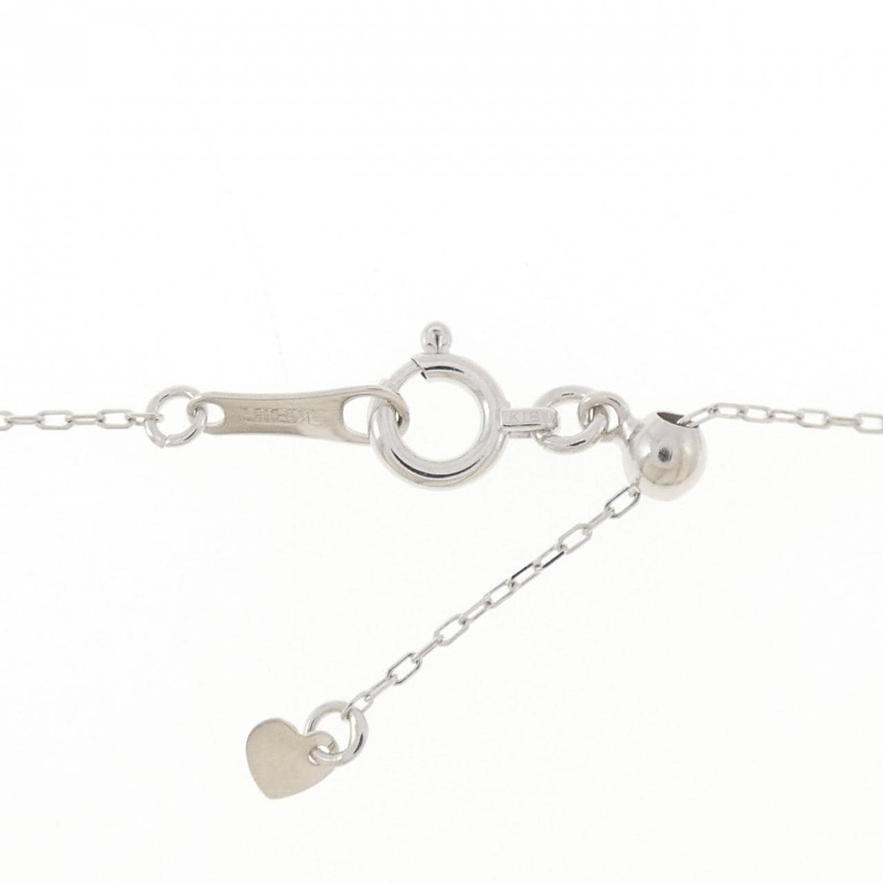 K18WG グリーンガーネット ネックレス 0.24CT