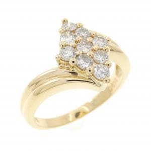 K18YG ダイヤモンド リング 0.50CT