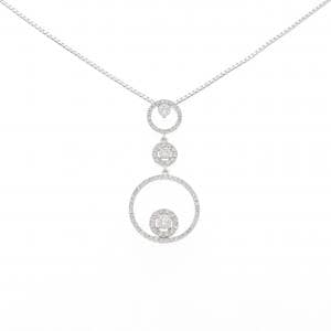 K18WG ダイヤモンド ネックレス 0.71CT