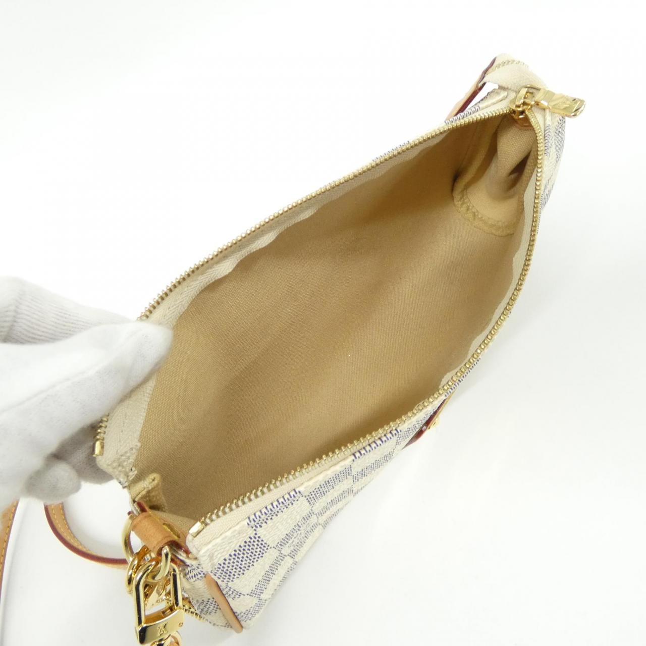 ルイヴィトン ダミエ アズール エヴァ N55214 ショルダーバッグ