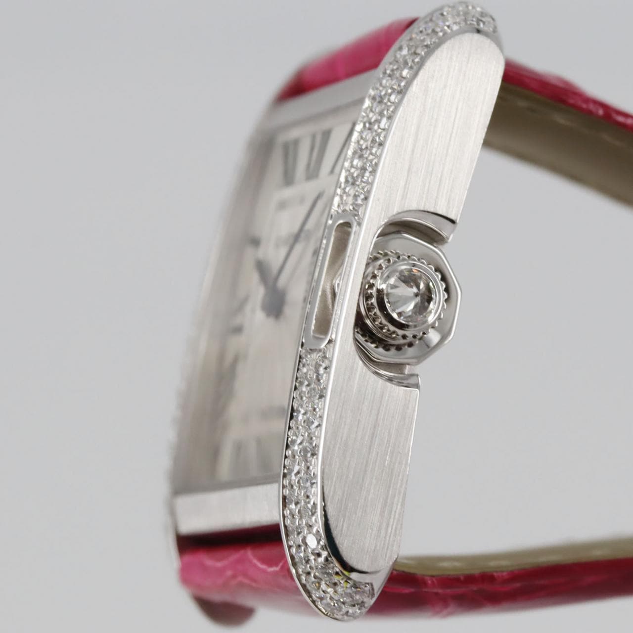 カルティエ タンクアングレーズMM WG/2D WT100030 WG クォーツ