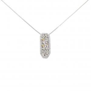 K18WG ダイヤモンド ネックレス 0.50CT