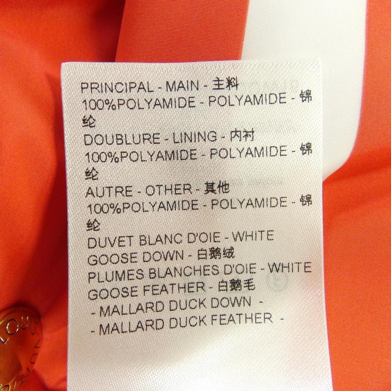 ルイヴィトン LOUIS VUITTON FQOW16CYA ダウンジャケット