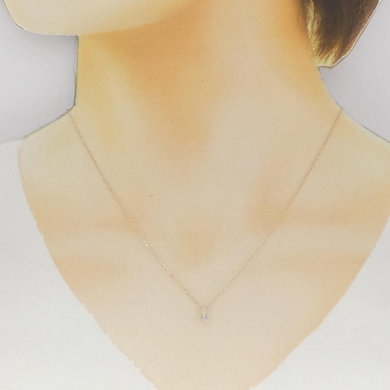 K10PG ムーンストーン ネックレス