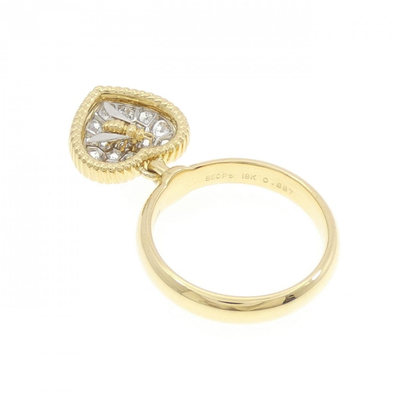 ギメル ダイヤモンド リング 0.887CT