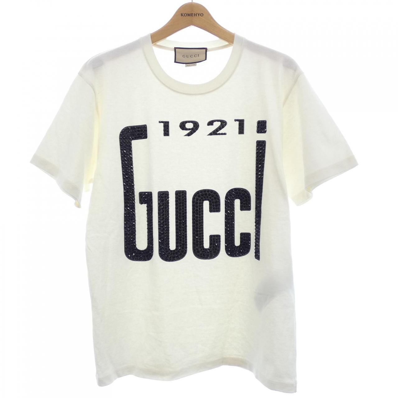 グッチ GUCCI クリスタル 1921 GUCCIコットンTシャツ 615044 XJDZT Tシャツ