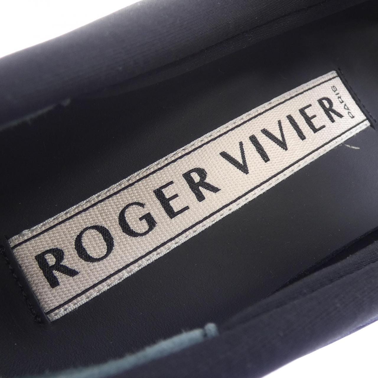 ロジェヴィヴィエ ROGER VIVIER ストラスバックル ヴィヴィ ラン バレリーナ スニーカー