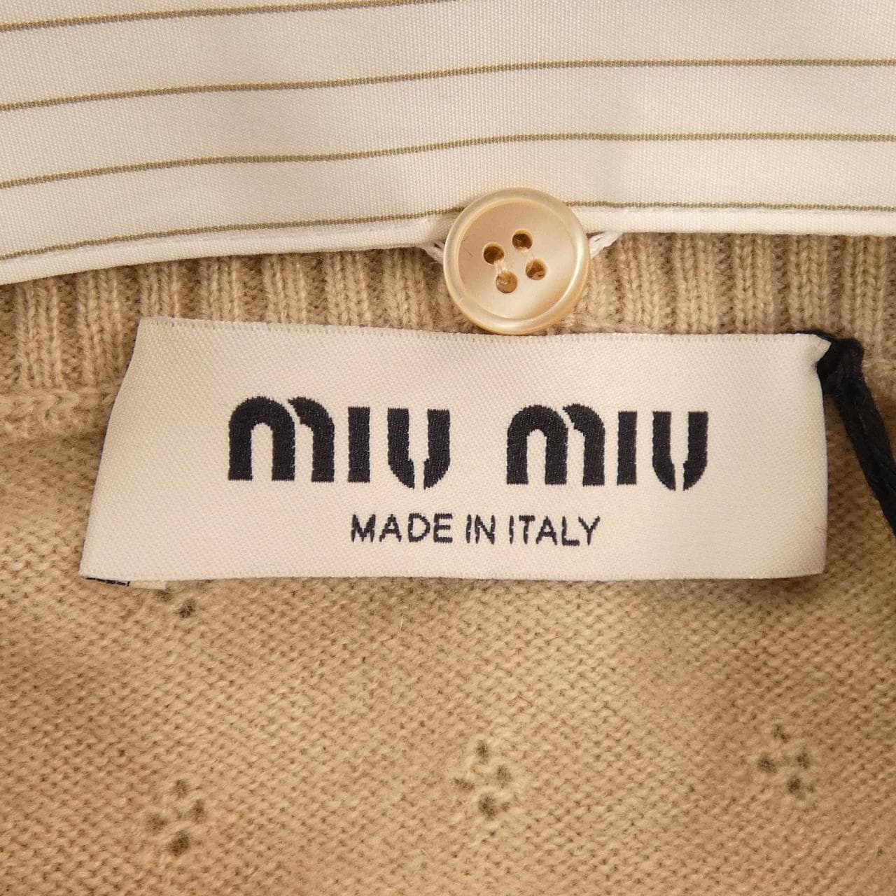 ミュウミュウ MIU MIU MMF02B SOOO 19LR カーディガン