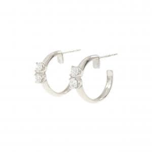 PT900 ダイヤモンド ピアス 0.50CT