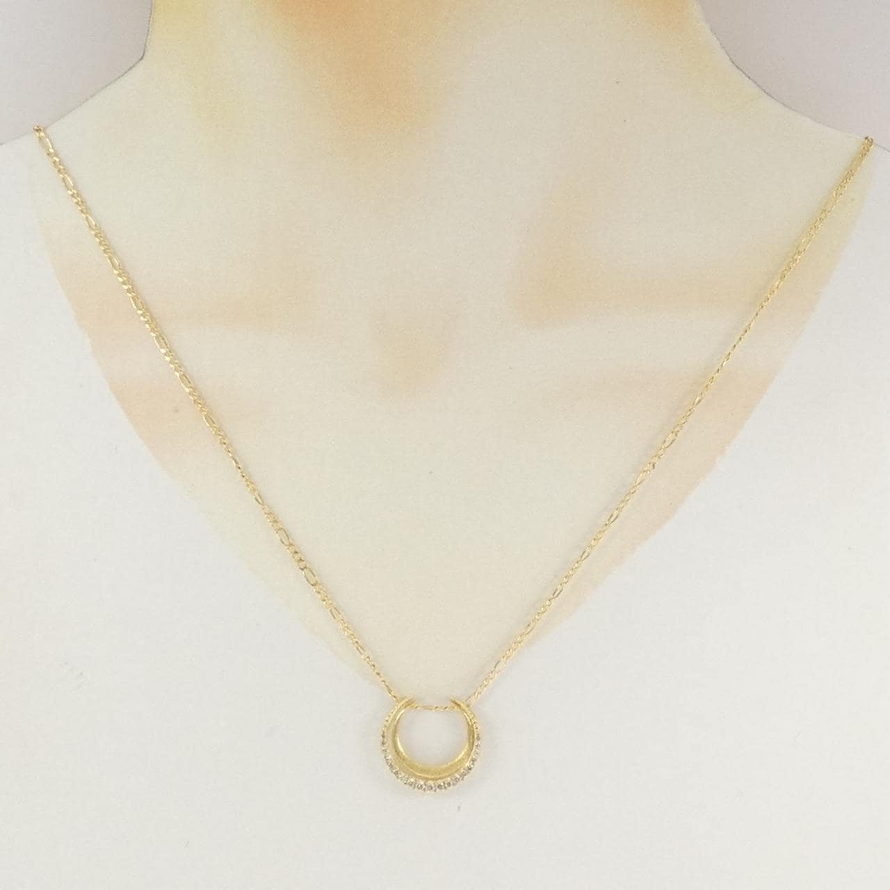 ジーエスティービー ダイヤモンド ネックレス 0.25CT