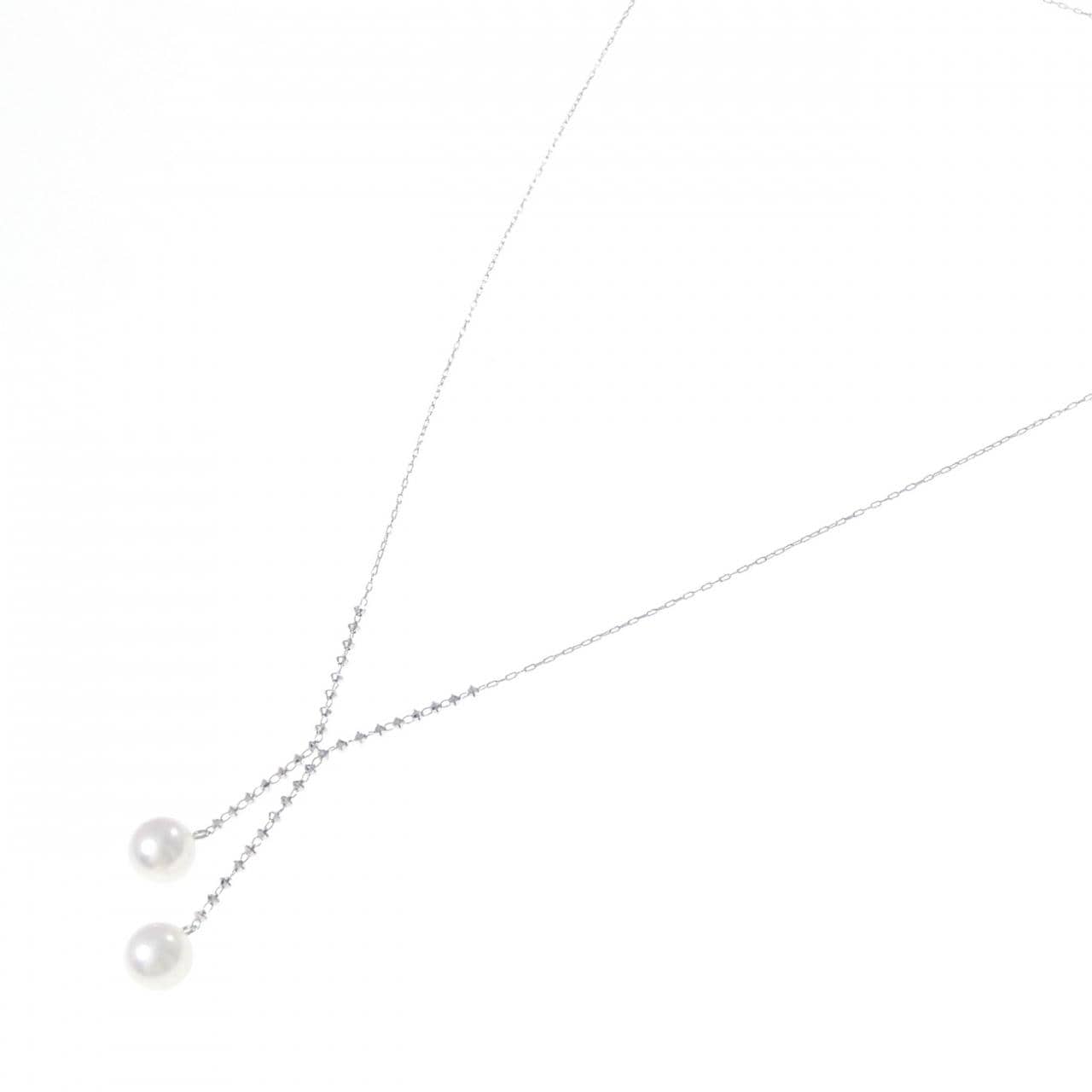 K18WG アコヤパール ネックレス 7.0mm