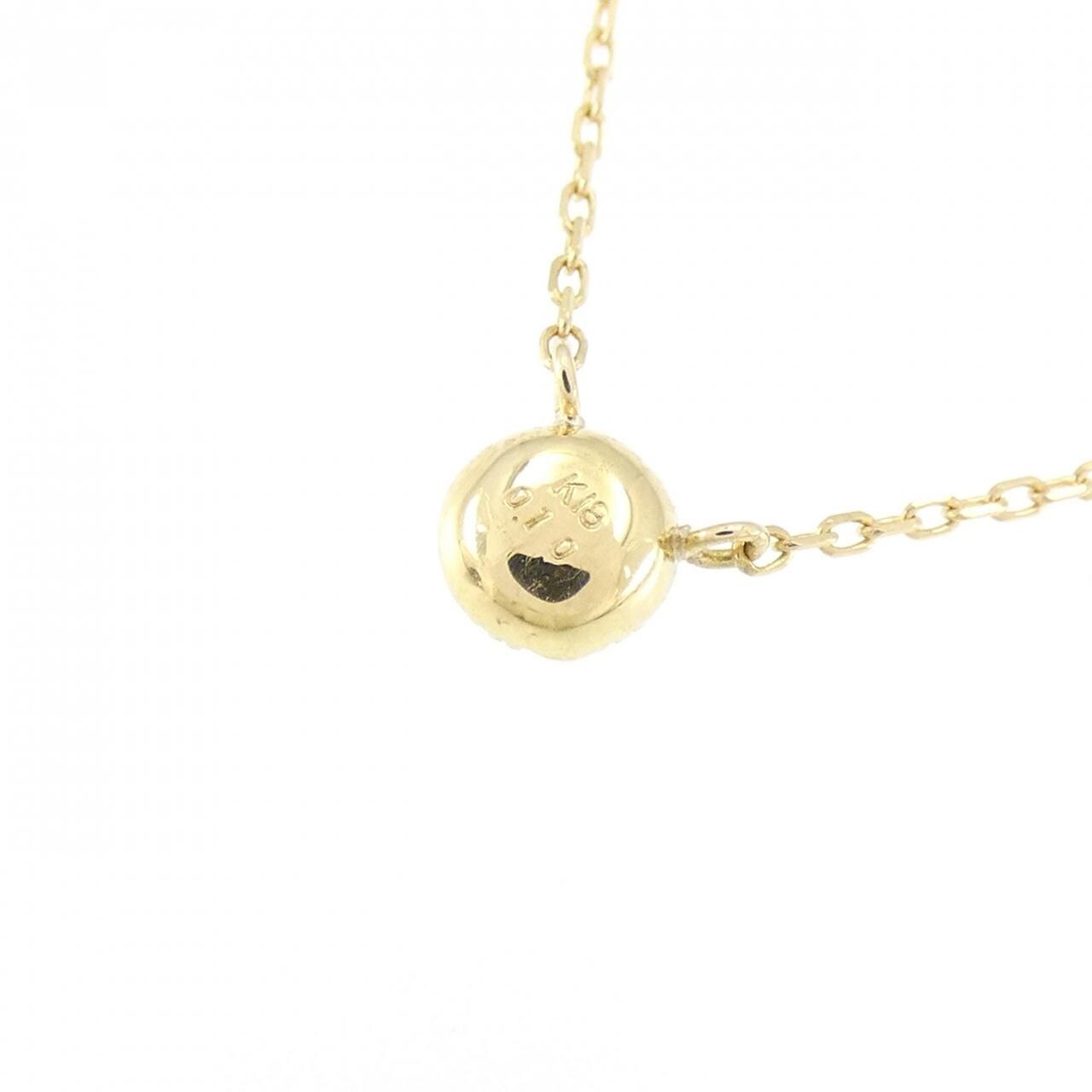 K18YG ダイヤモンド ネックレス 0.10CT