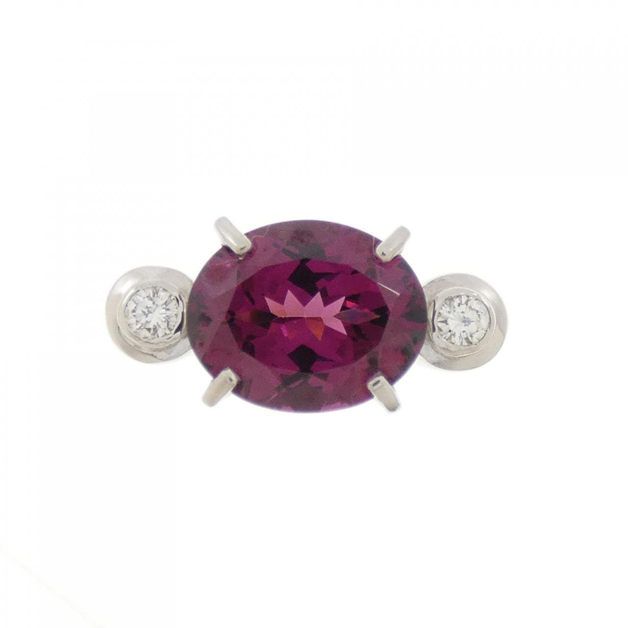 PT900 ガーネット リング 3.15CT