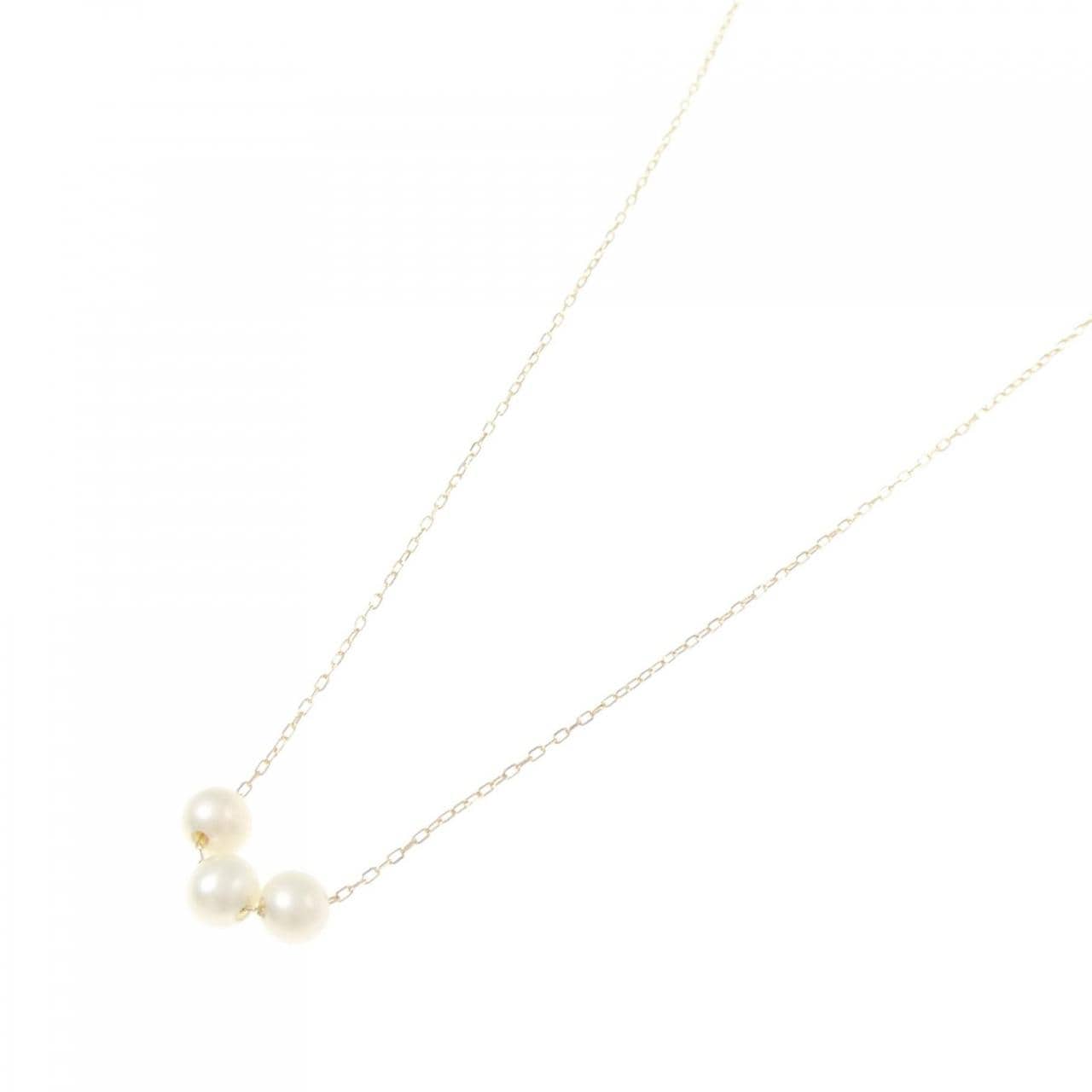 K10YG 淡水パール ネックレス