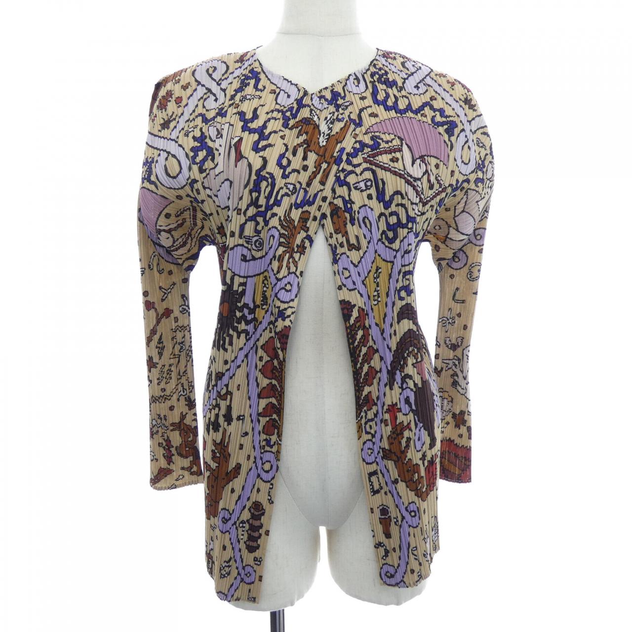 プリーツプリーズ PLEATS PLEASE 2024 INTERRPLANETARY PP43JO722 757911A カーディガン