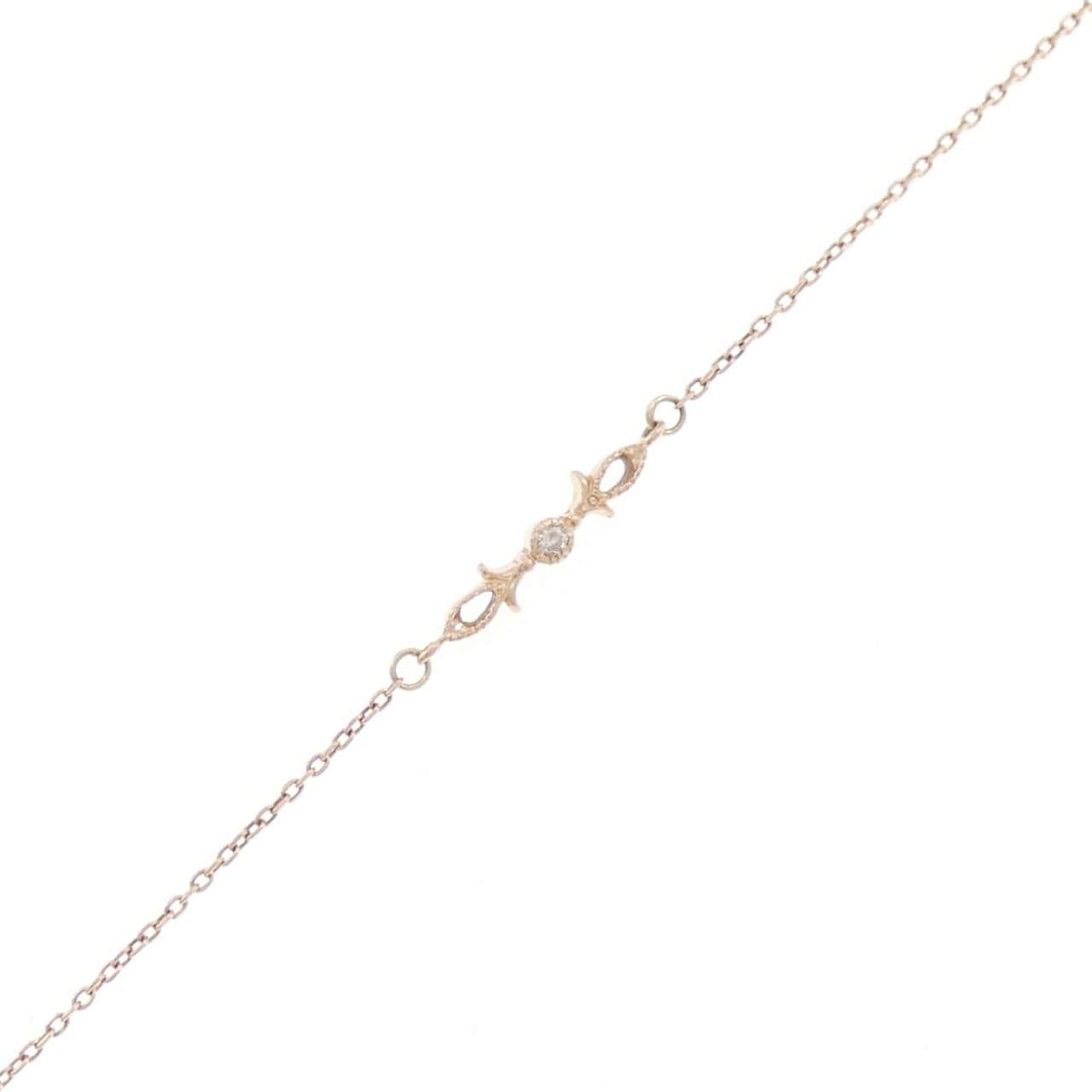 K10PG ダイヤモンド ブレスレット 0.014CT