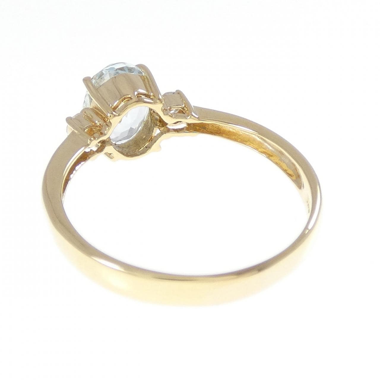 K18YG アクアマリン リング