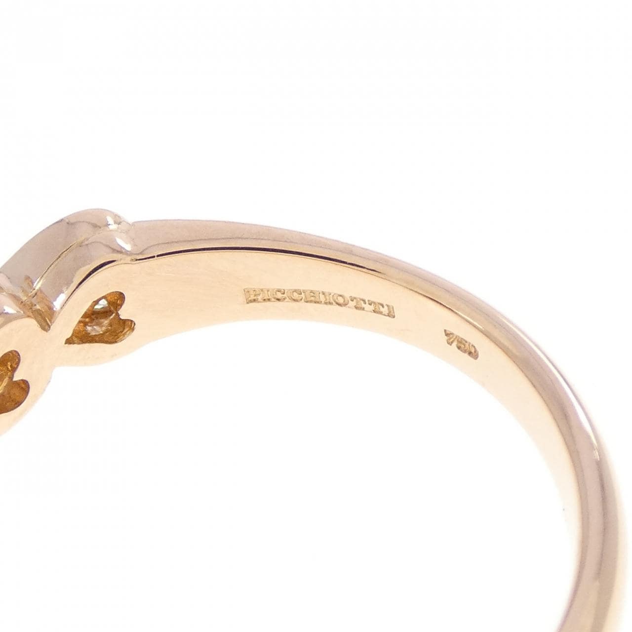 ピキョッティ ハート ダイヤモンド リング 0.41CT