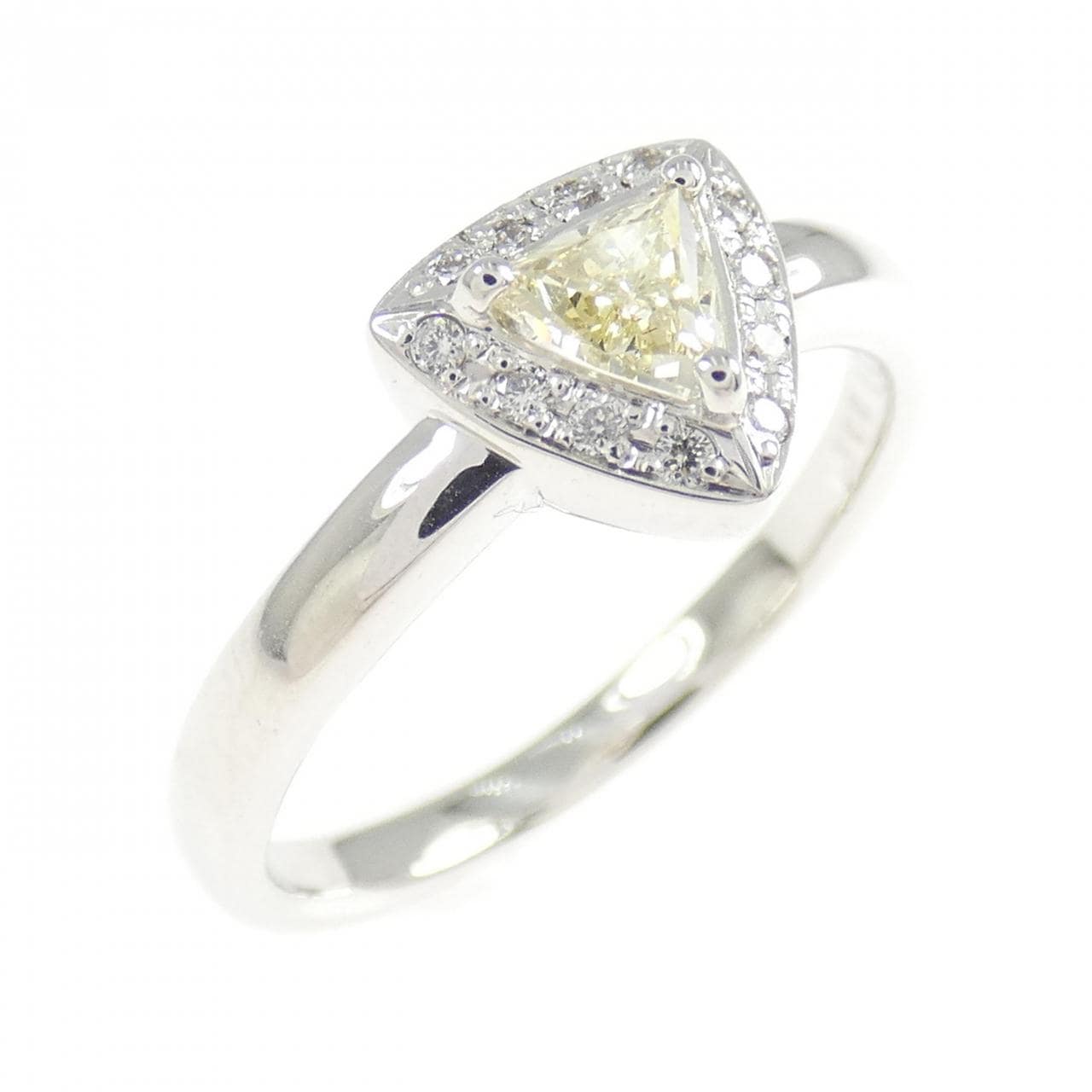 K18WG ダイヤモンド リング 0.27CT