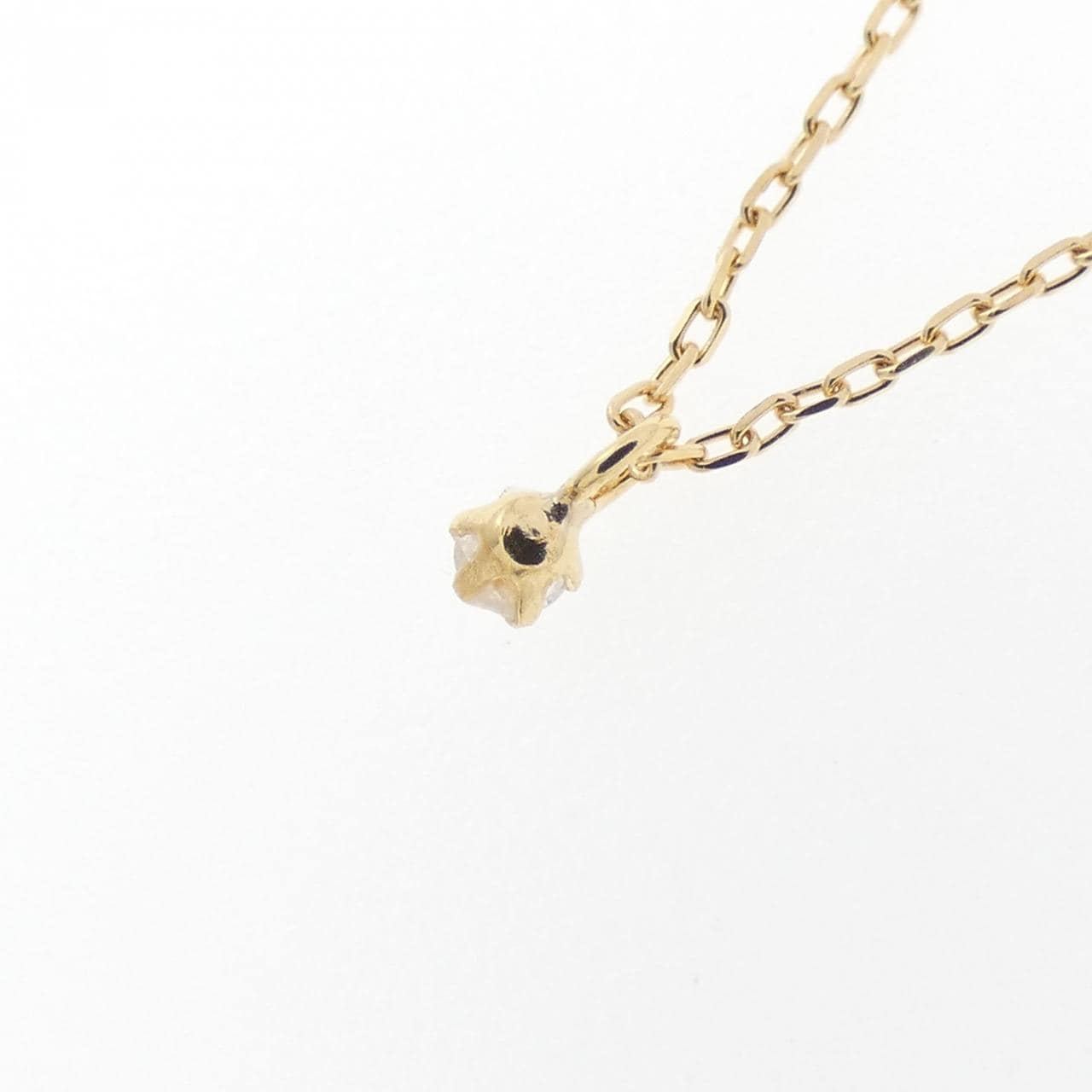 K18YG ダイヤモンド ネックレス 0.02CT